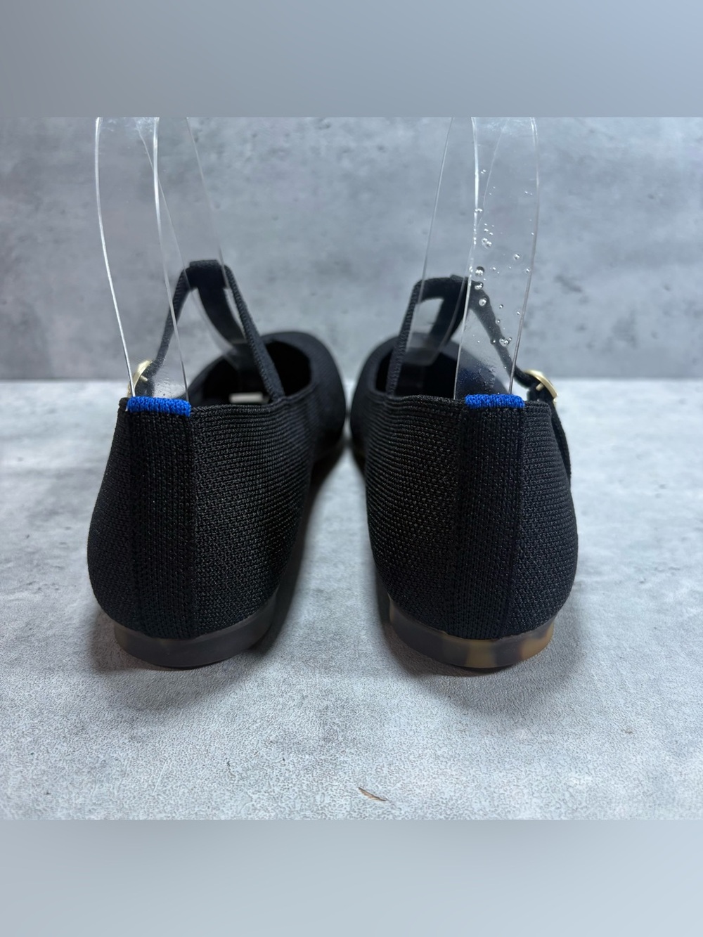 NEW Rothy's The T-Strap Mary Jane Knit Flats Shoes Womens Size 6.5 Black - Picture 4 of 10